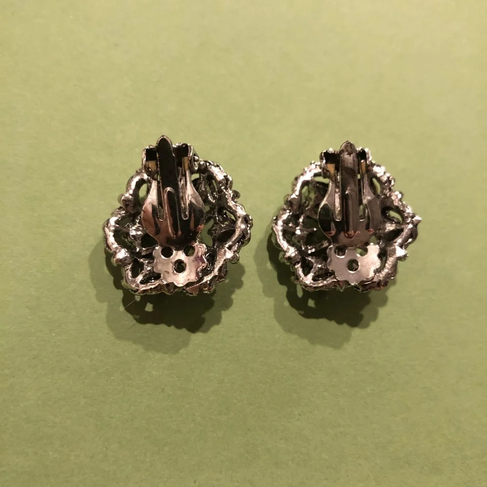Vintage clip-on earrings